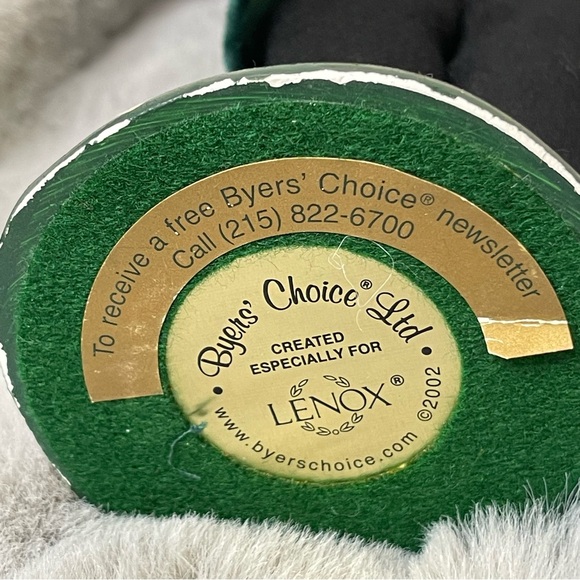 2002  Byers Lenox  Choice Caroler – –Signed -Collectible Christmas Figurine - Picture 9 of 13